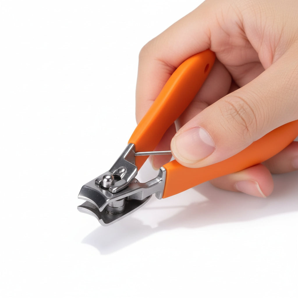Wide Jaw Stainless Steel Nail Clippers With Nail Catcher