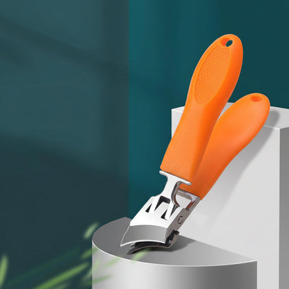 Wide Jaw Stainless Steel Nail Clippers With Nail Catcher