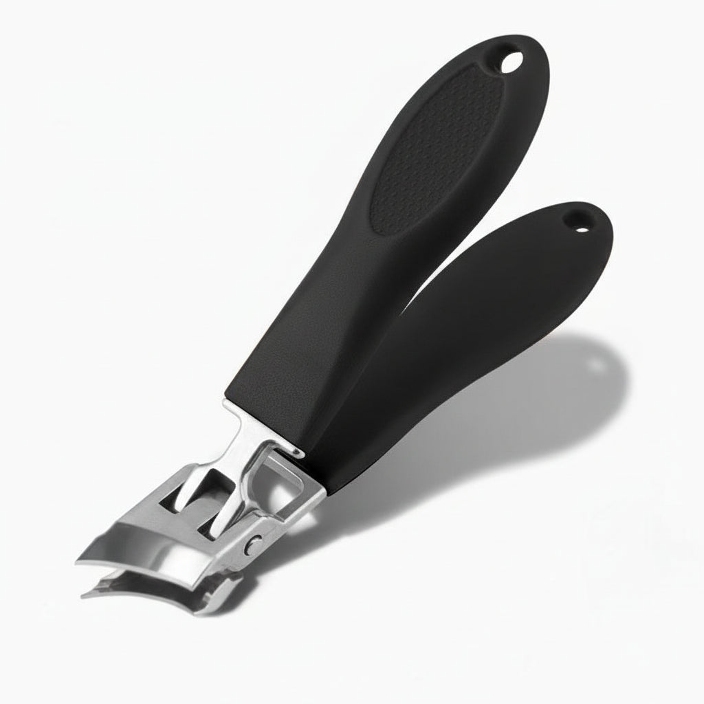 Wide Jaw Stainless Steel Nail Clippers With Nail Catcher