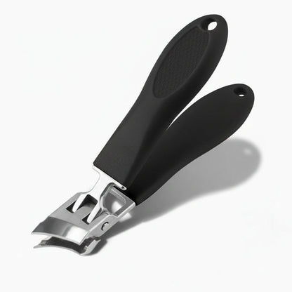 Wide Jaw Stainless Steel Nail Clippers With Nail Catcher