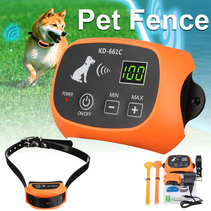 Wireless Dog Fence System Waterproof Adjustable Pet Containment