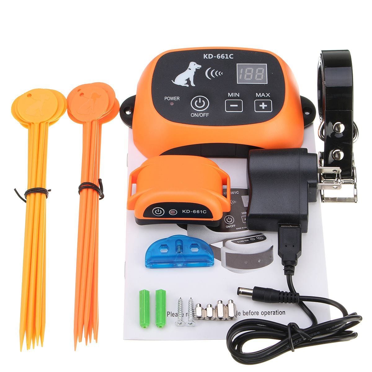 Wireless Dog Fence System Waterproof Adjustable Pet Containment