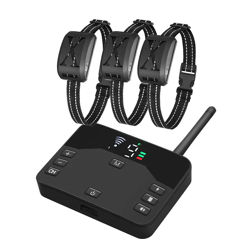Wireless Dog Fence System with Adjustable Waterproof Training Collar