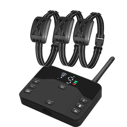 Wireless Dog Fence System with Adjustable Waterproof Training Collar