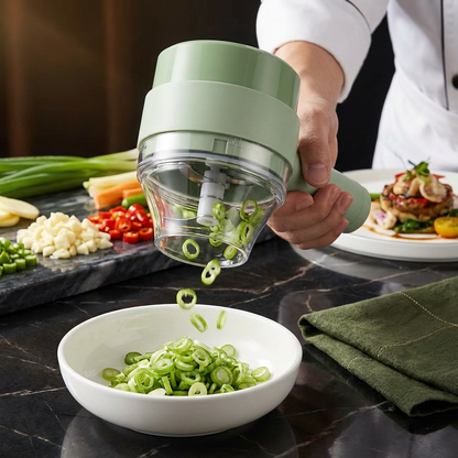 Wireless Electric Vegetable Chopper Mini Food Processor Kitchen Cutter