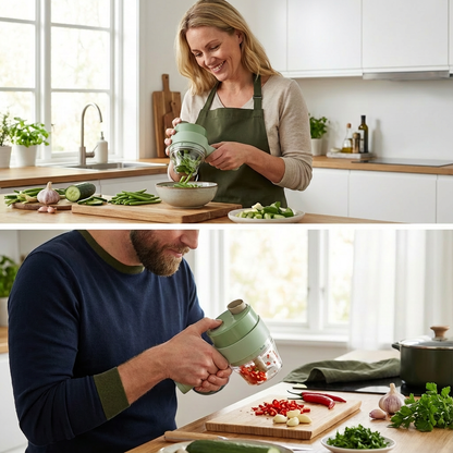Wireless Electric Vegetable Chopper Mini Food Processor Kitchen Cutter