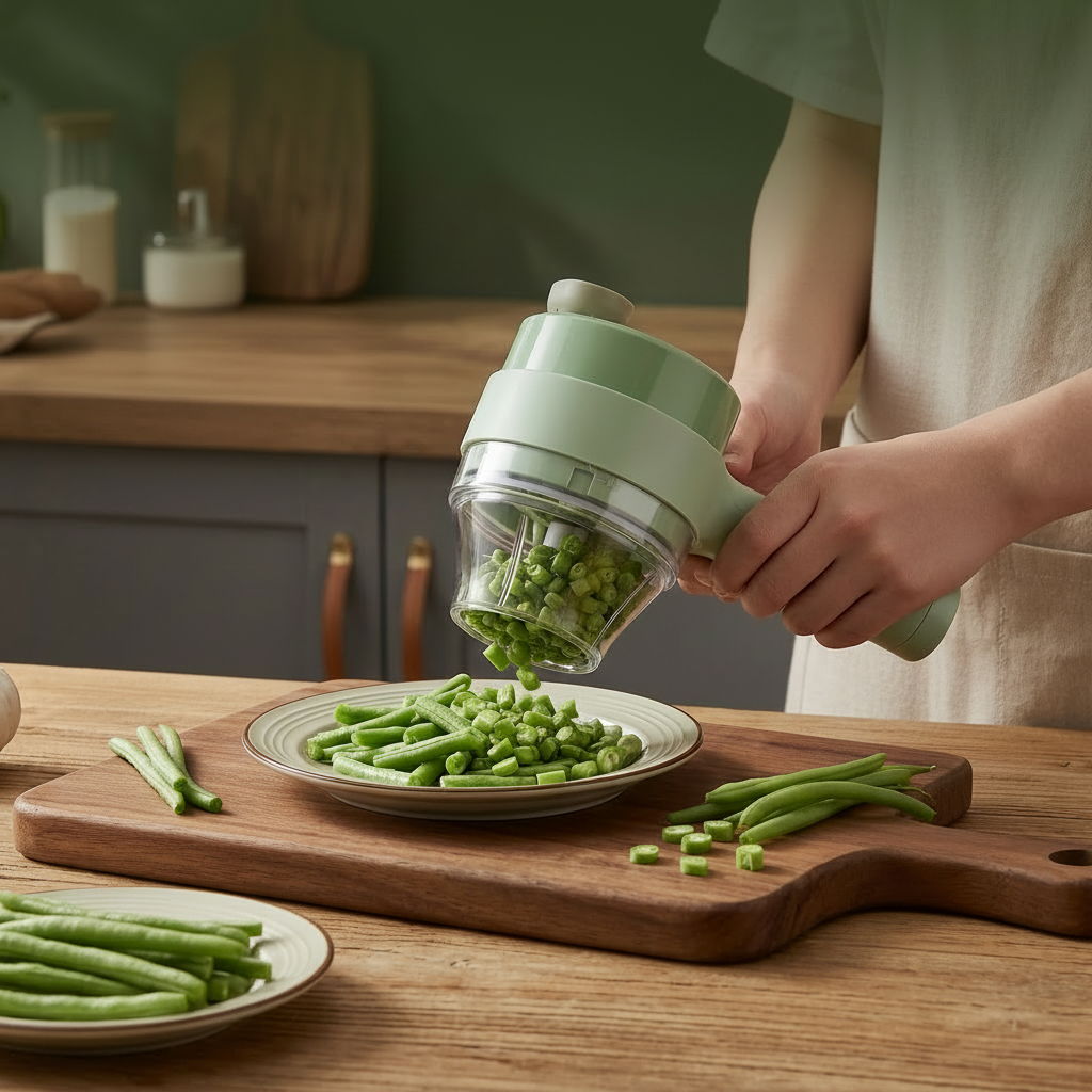 Wireless Electric Vegetable Chopper Mini Food Processor Kitchen Cutter