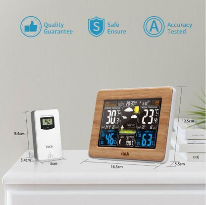 Wireless Home Weather Station Indoor Outdoor Temperature and Humidity Monitor