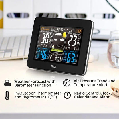 Wireless Home Weather Station Indoor Outdoor Temperature and Humidity Monitor