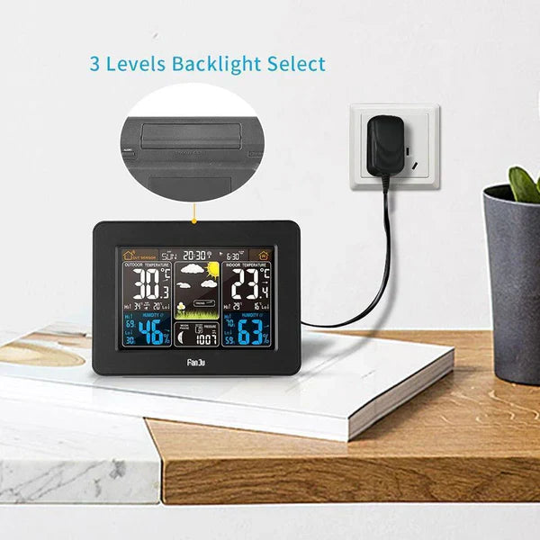 Wireless Home Weather Station Indoor Outdoor Temperature and Humidity Monitor