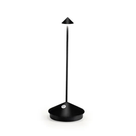 Wireless LED Table Lamp with Rechargeable Battery and Modern Design