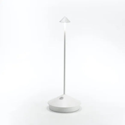 Wireless LED Table Lamp with Rechargeable Battery and Modern Design