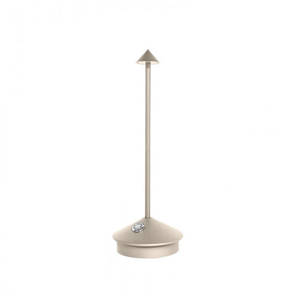 Wireless LED Table Lamp with Rechargeable Battery and Modern Design