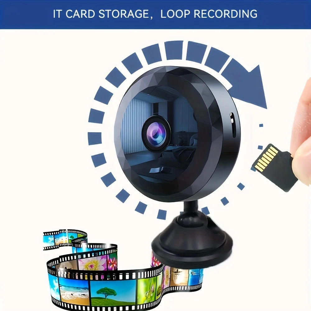 Wireless Mini Security Camera with Wi-Fi and Night Vision