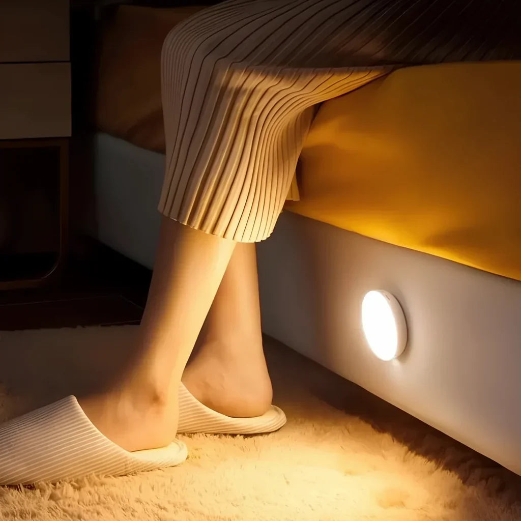 Draadloos LED-nachtlampje met bewegingssensor voor hal, trap en slaapkamer