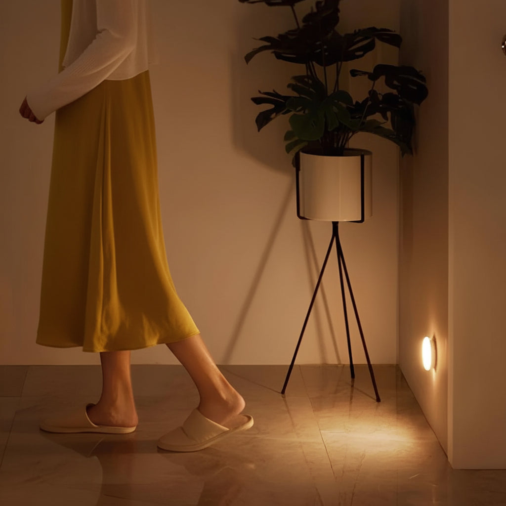 Draadloos LED-nachtlampje met bewegingssensor voor hal, trap en slaapkamer