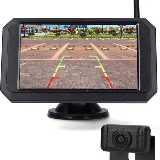 Wireless Rear View Camera with Monitor Night Vision Waterproof Reversing System