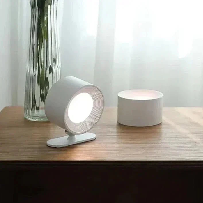 Wireless Rechargeable Wall Lamp with 360° Rotation and Adjustable Brightness