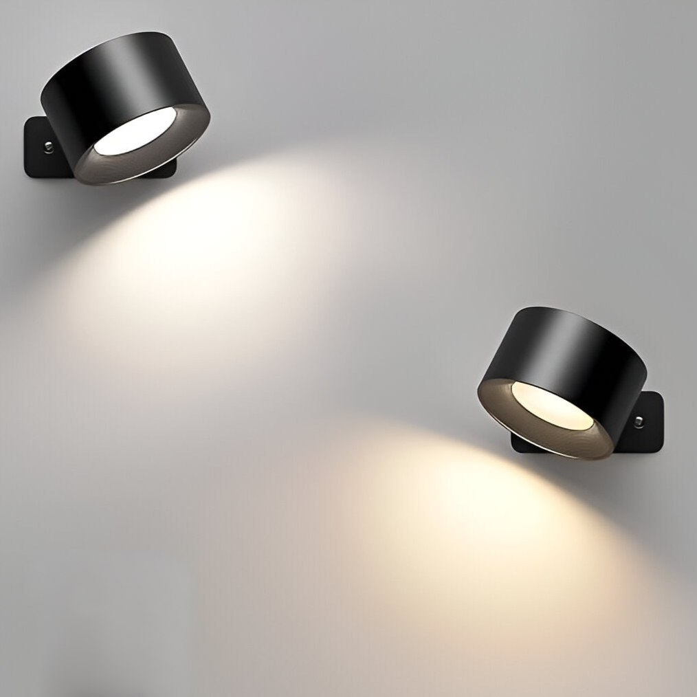 Wireless Rechargeable Wall Lamp with 360° Rotation and Adjustable Brightness