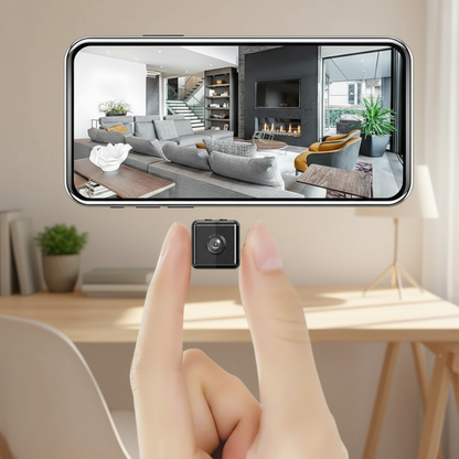 Telecamera di sicurezza wireless 1080p HD, rilevamento del movimento, visione notturna