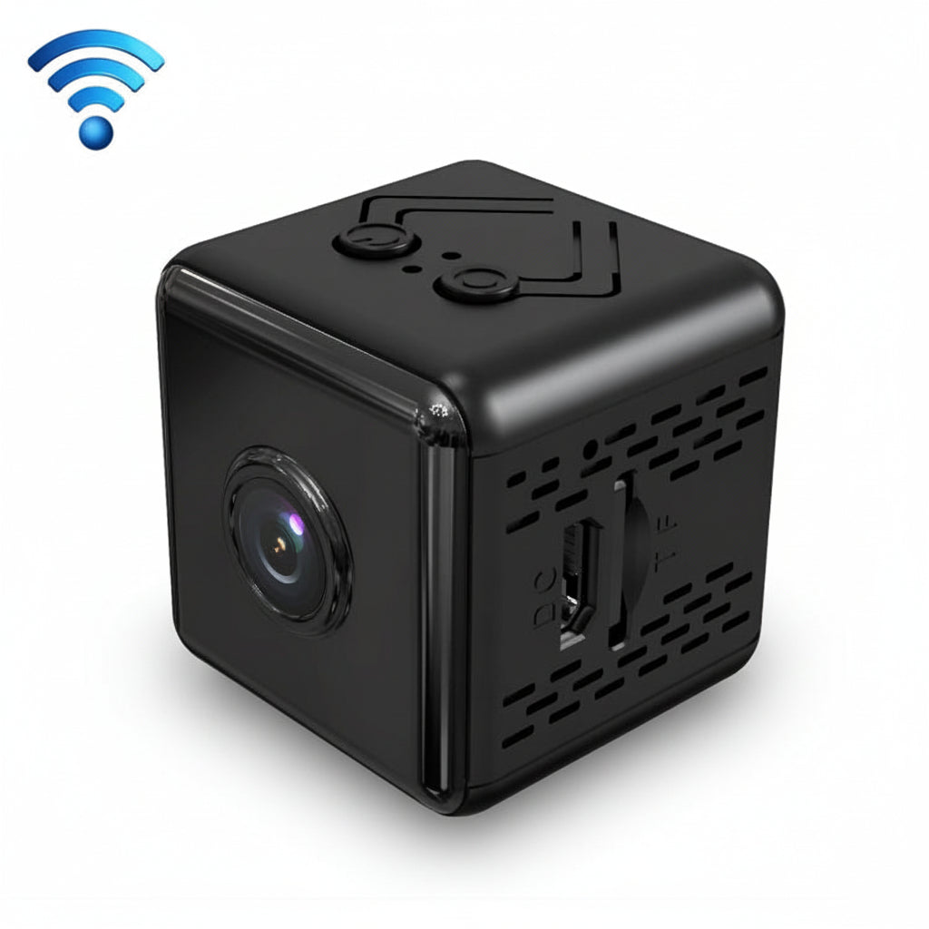 Telecamera di sicurezza wireless 1080p HD, rilevamento del movimento, visione notturna