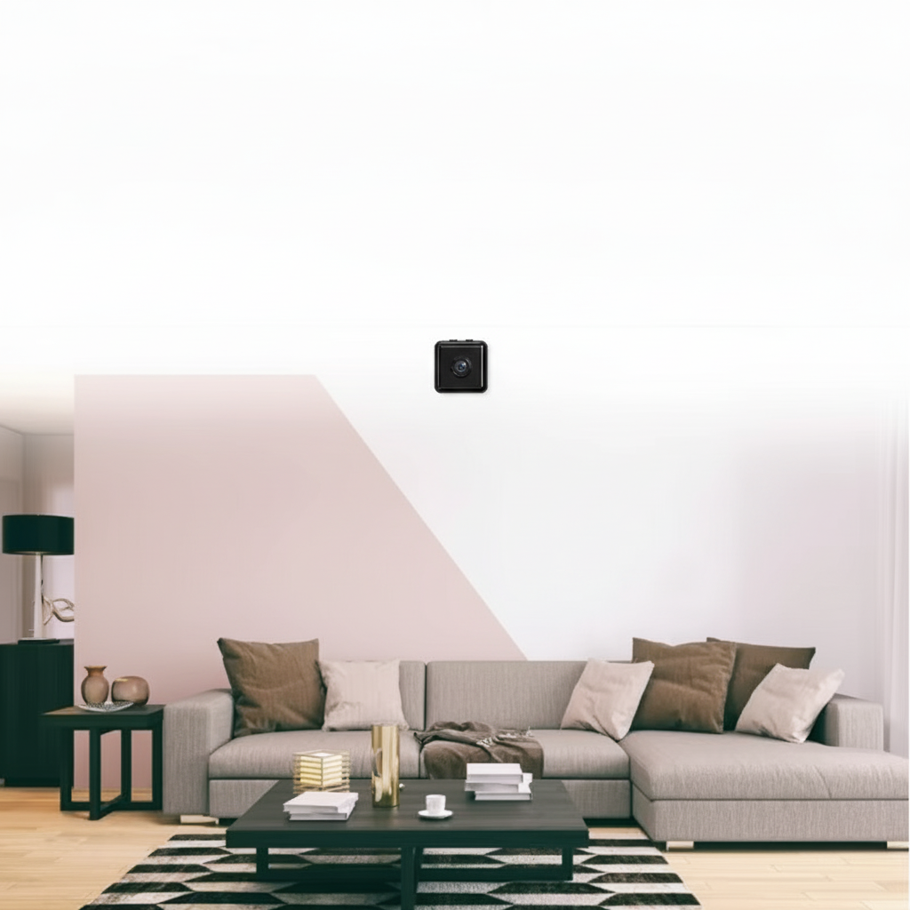 Telecamera di sicurezza wireless 1080p HD, rilevamento del movimento, visione notturna