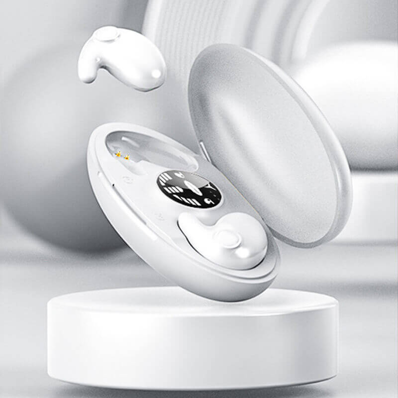 Wireless Sleep Headphones with Bluetooth 5.3 and Low-Pressure Fit