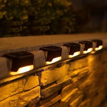 Wireless Solar LED Wall Light with Automatic Dusk Sensor and IP65 Outdoor Protection