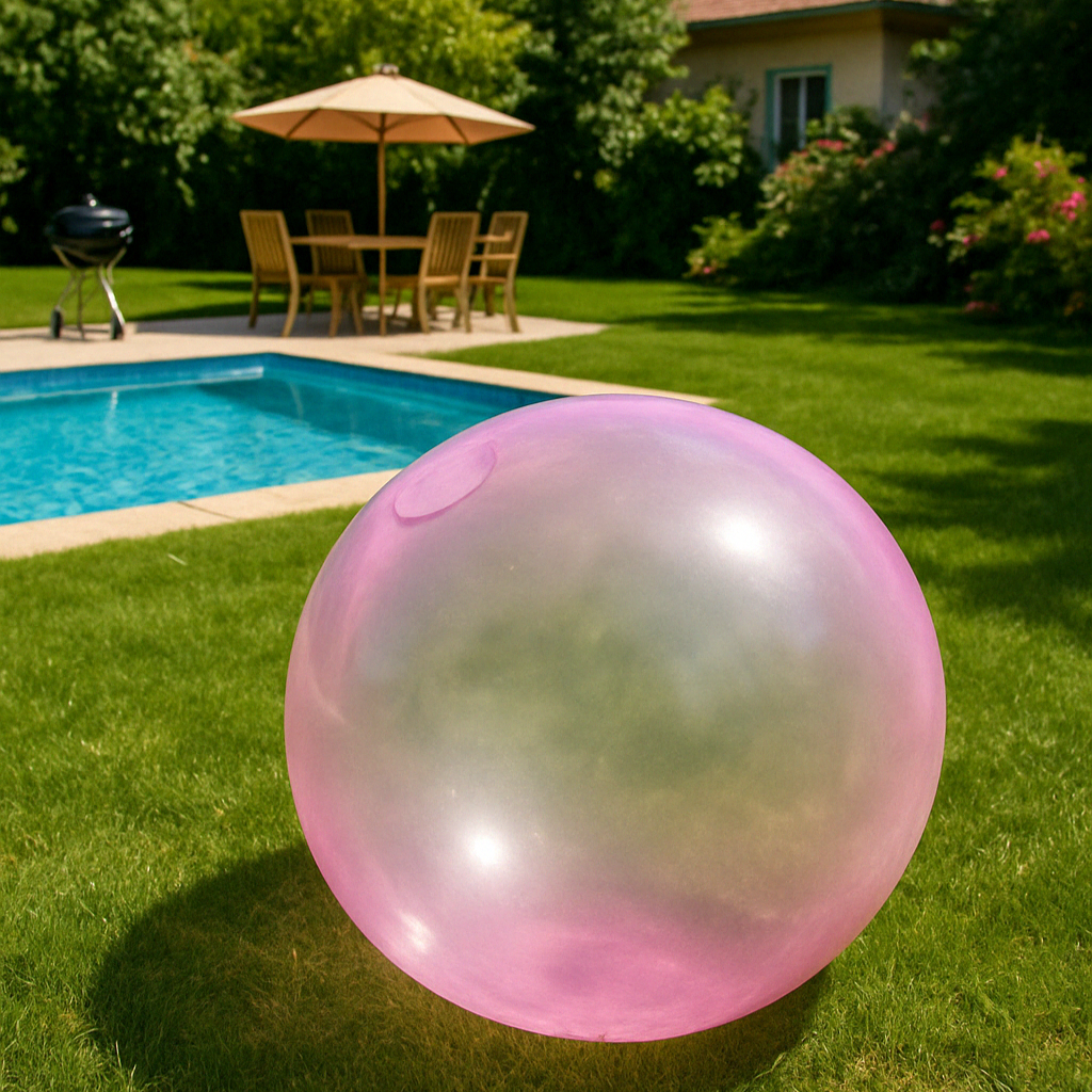 WobbleBubble Giant Inflatable Play Ball for Kids with Durable Design for Outdoor Fun