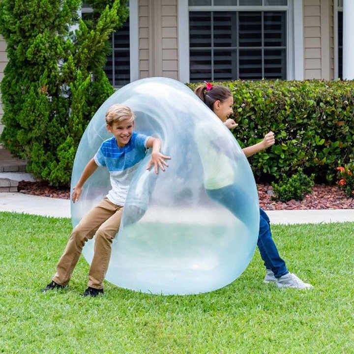 WobbleBubble Giant Inflatable Play Ball for Kids with Durable Design for Outdoor Fun
