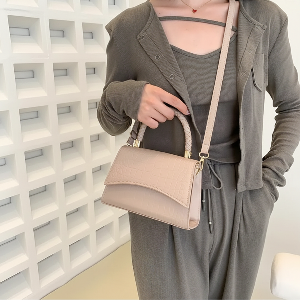Borsa da donna classica a tracolla, casual, per tutti i giorni