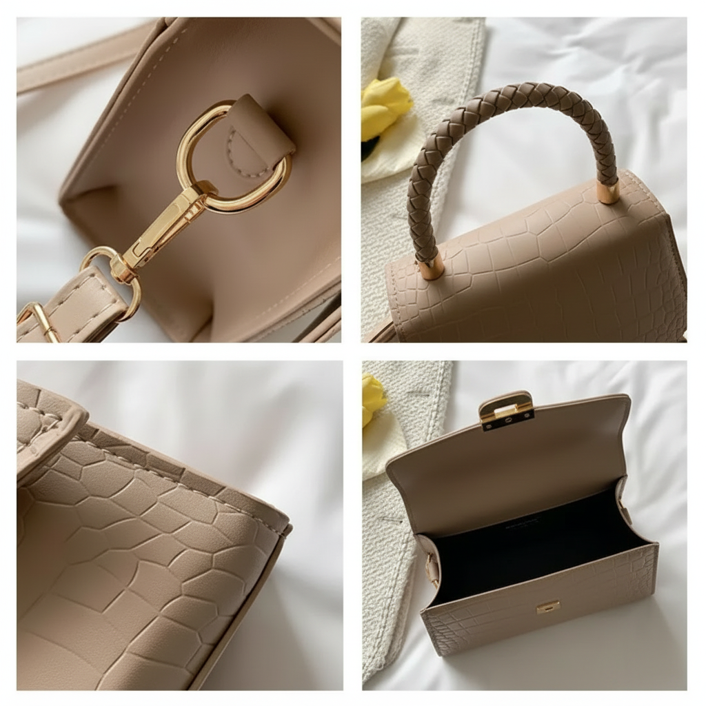 Borsa da donna classica a tracolla, casual, per tutti i giorni