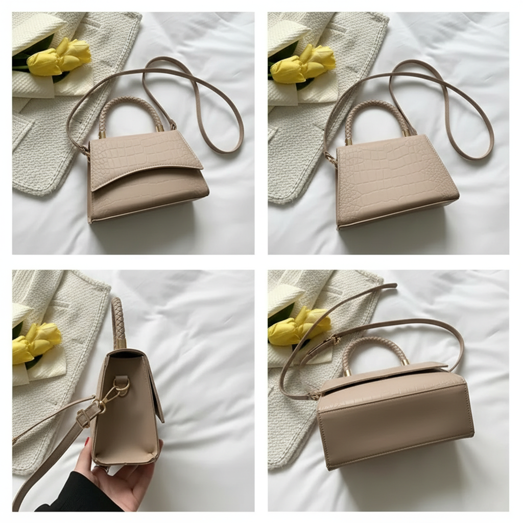 Borsa da donna classica a tracolla, casual, per tutti i giorni