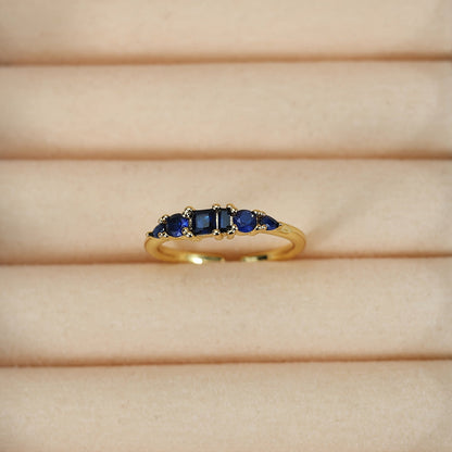 Women’s Gold Stackable Rhinestone Boho Ring Set