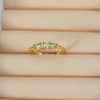 Women’s Gold Stackable Rhinestone Boho Ring Set