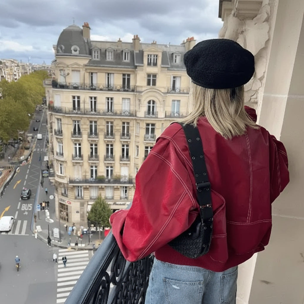 Giacca da donna oversize casual, vestibilità comoda, capospalla da indossare a strati ogni giorno