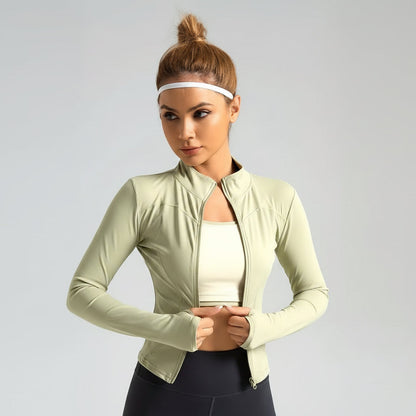Women’s Pickleball Zip Up Stretch Workout Jacket