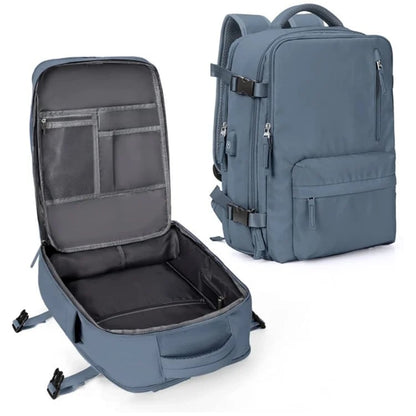 Women’s Waterproof Travel Backpack Large Capacity Anti Theft USB Charging Rucksack