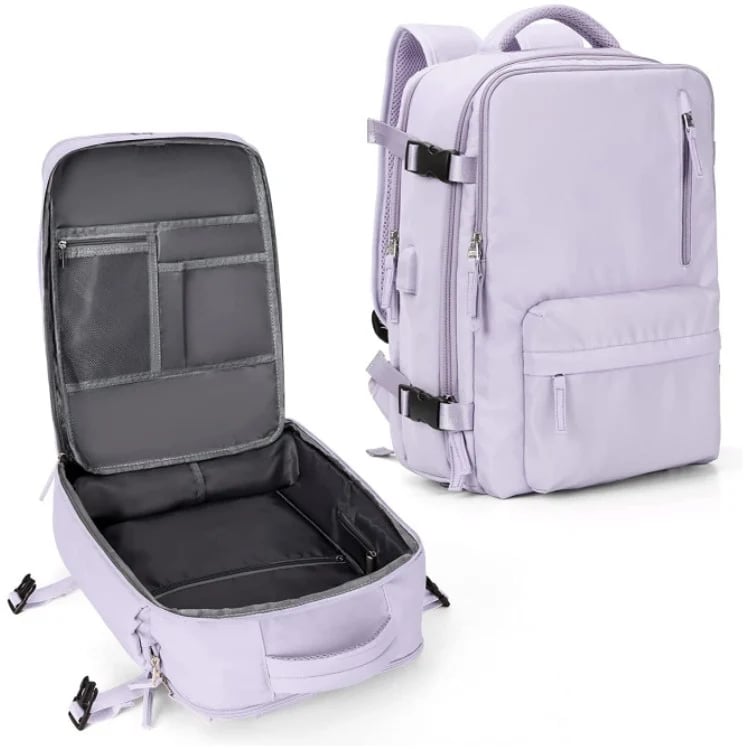 Women’s Waterproof Travel Backpack Large Capacity Anti Theft USB Charging Rucksack
