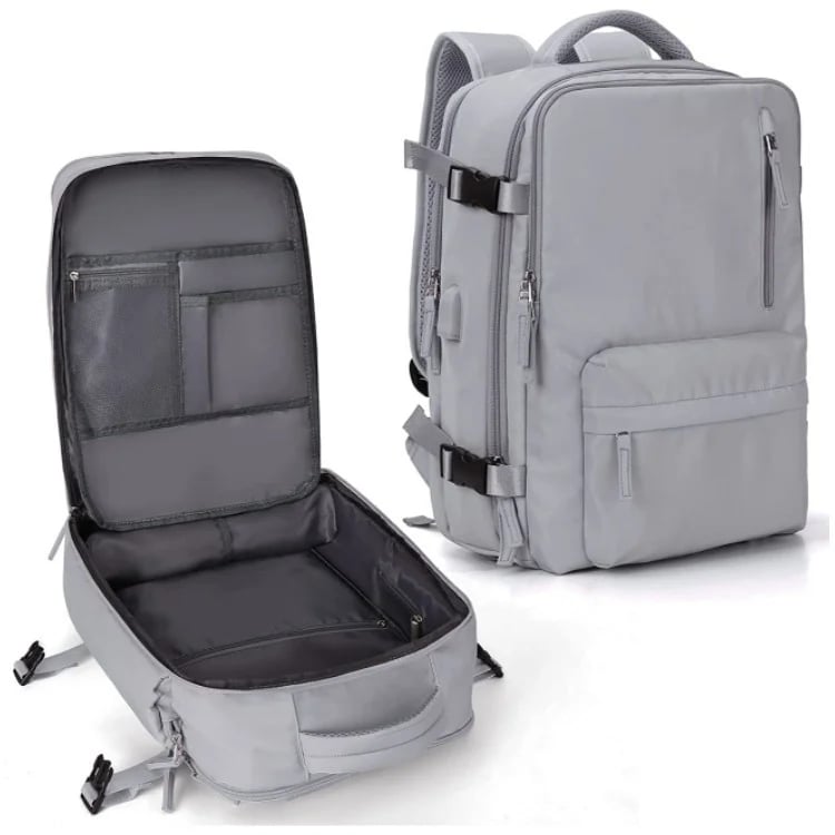 Women’s Waterproof Travel Backpack Large Capacity Anti Theft USB Charging Rucksack