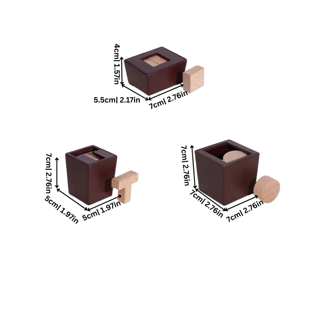 Wooden 3D Logic Puzzle for Brain Training