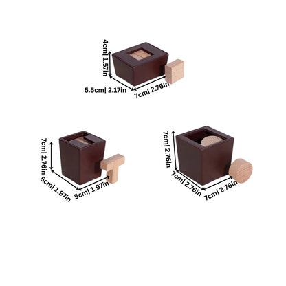 Wooden 3D Logic Puzzle for Brain Training