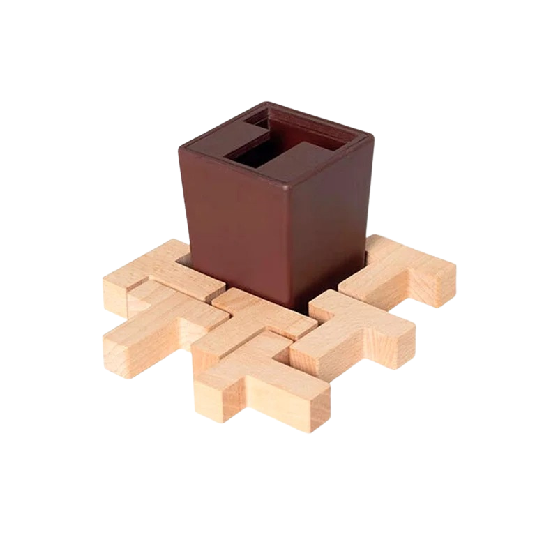 Wooden 3D Logic Puzzle for Brain Training