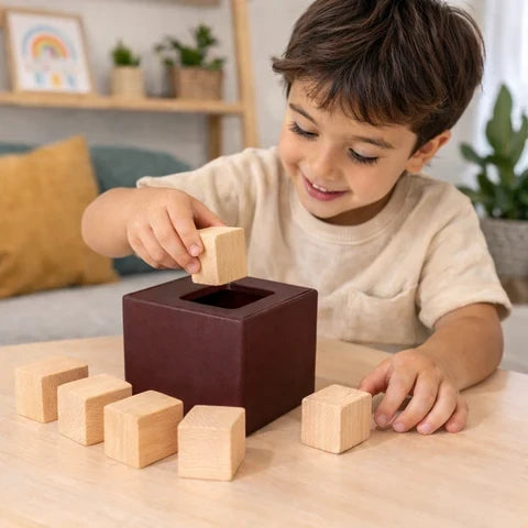 Wooden 3D Logic Puzzle for Brain Training