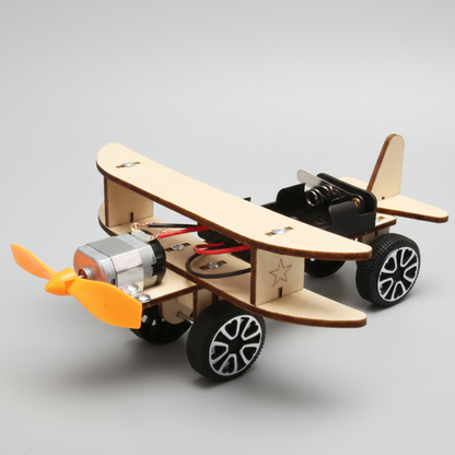 Wooden DIY STEM Car Building Kit Creative Learning Toy for Kids