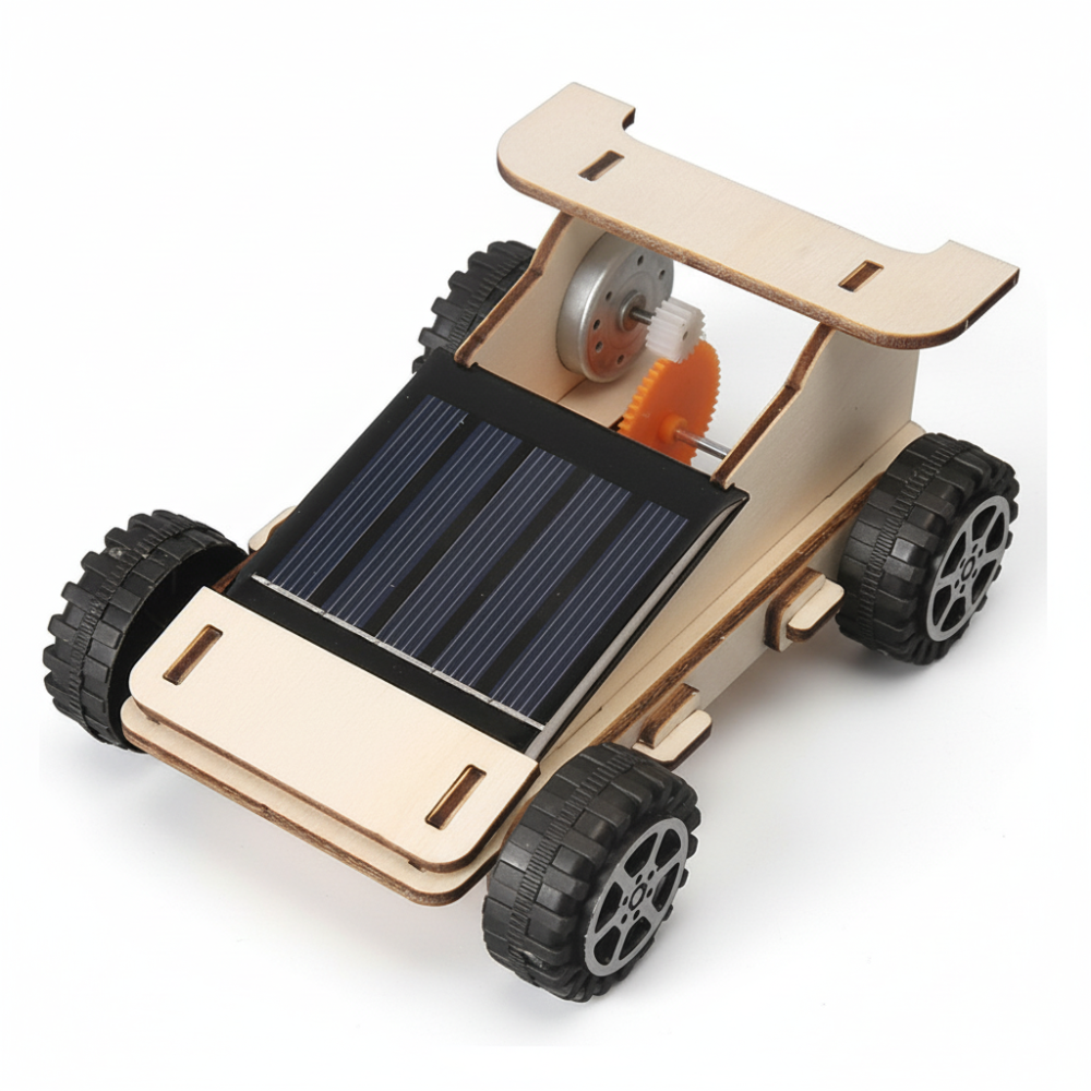 Wooden DIY STEM Car Building Kit Creative Learning Toy for Kids