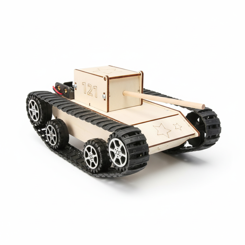 Wooden DIY STEM Car Building Kit Creative Learning Toy for Kids