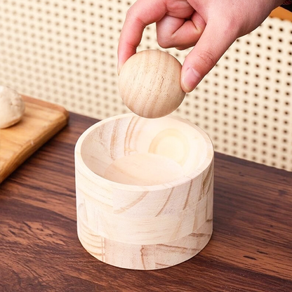 Wooden Dough Press for Dumplings and Pastry