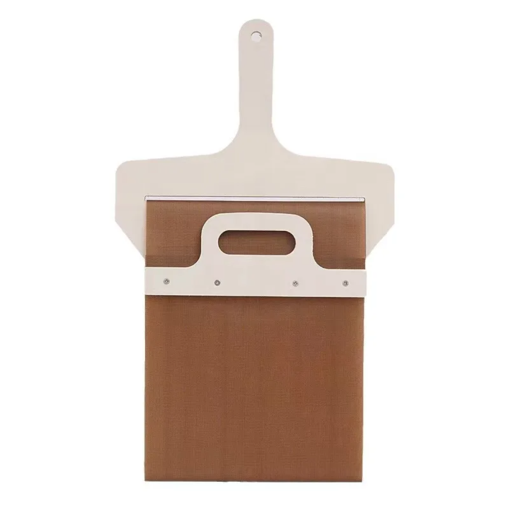 Wooden Pizza Peel with Sliding Lock Mechanism – Non-Stick Pizza Serving Shovel