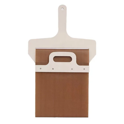 Wooden Pizza Peel with Sliding Lock Mechanism – Non-Stick Pizza Serving Shovel